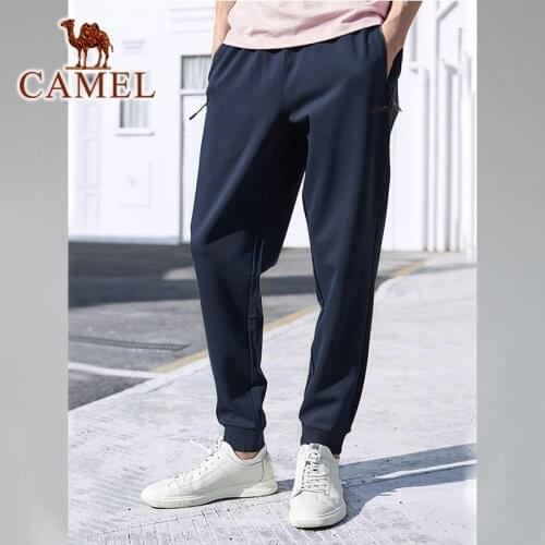 CAMEL Men Pants Outdoor Hiking Runing Trousers Soft Breathable Waterproof Sport Mountain Climbing Tactical Trekking Pants