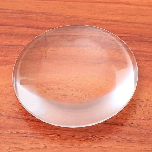 127mm8D White Glass Desktop Magnifying Glass Glass Lenses Optical Instruments Lenticular Lens