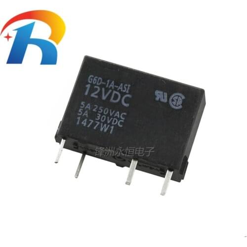 100% new original G6D-1A-ASI-12VDC Omron relay G6D-1A-ASI DC12V