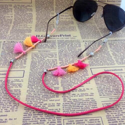 2019 NEW Fashion Womens Tassel Eyeglass Eyewears Sunglasses Reading Glasses Chain Cord Holder neck strap Rope