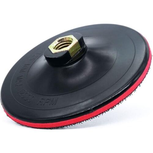 5 Inch 125mm Backer Pads Plastic Hook & Loop Backing Pads M14 & 5/8”-11 Thread Abrasive Tool Polishing Disc Holder