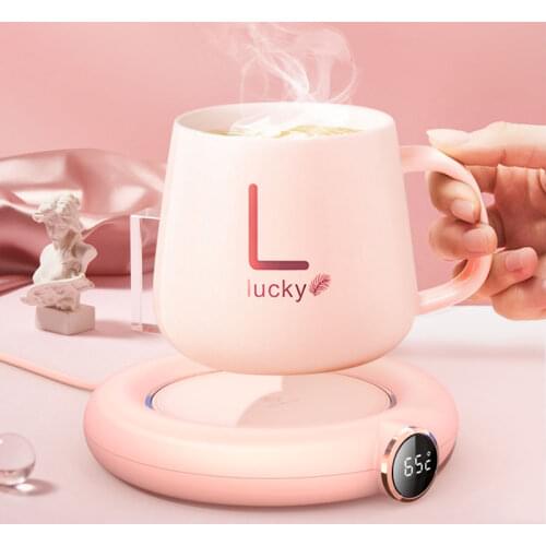 USB Coffee Mug Warmer for Tea Milk Water Drinks 3 Temperatures Electric Beverage Warmer for Home Office Desk Use Gift Recommend