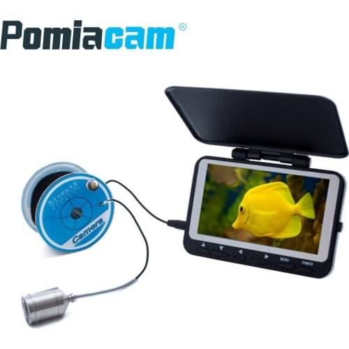 WF06 4.3 Inch LCD Monitor Fish Finder DVR Recorder Camera HD 1000TVL 15m 30m Underwater Ice Fishing Camera with sun-shield