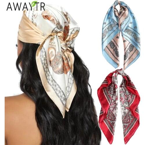 Floral Print Scrunchies Hair Scarf Bohemia Women Ribbon Hairbands Streamers Bow Hair Rope Ties Holder Ponytail Hair Accessories