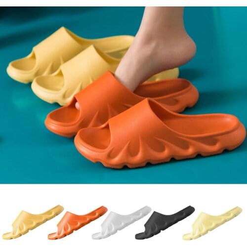 EVA Sole Bathroom Shower Slippers Non-Slip Thick Sole Sandal For Women Men Home Slipper Shoes Beach Slides Shower Slippers