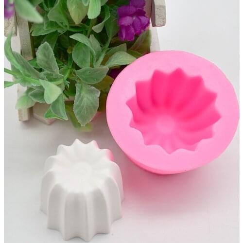 Silicone Candle Mold 3D Cute Cactus Soap Molds DIY Aromatherapy Plaster Decoration Tools Cake Baking Mould Handmade Crafts