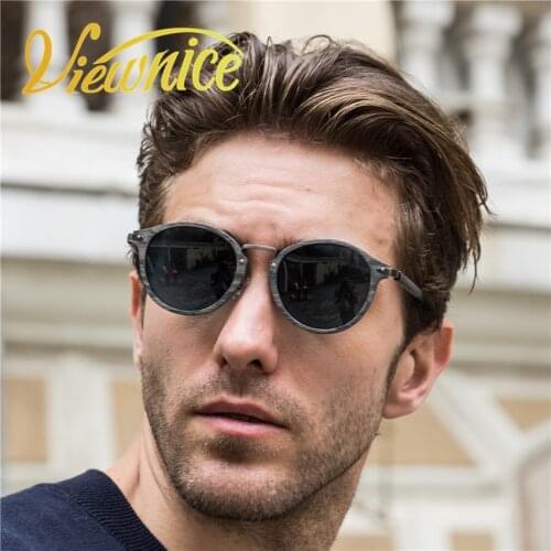 Viewnice new oculos wooden sunglasses men Retro Classic gafas de sol wood and metal Sun glass Polarized Super star hombre 7252