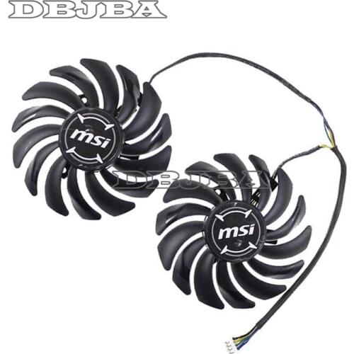 87mm Fan For MSI ARMOR RX570 RX580 Dual Fan 40mm 4Pin PLD09210B12HH 0.4A