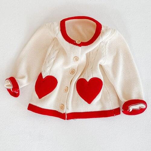 Spring Autumn Newborn Baby Knitted Cardigan Sweater Children Clothing Baby Girls Sweaters Coat Kids Wear Baby Clothes