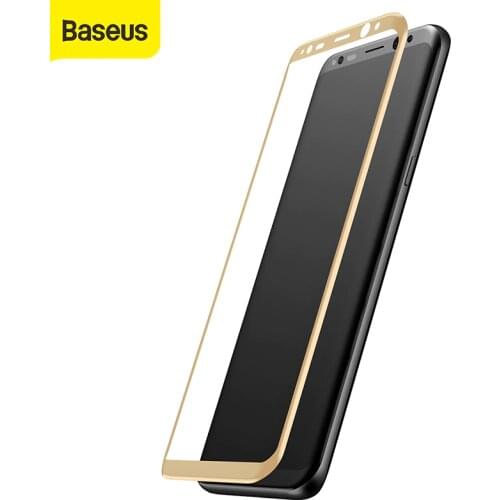 Baseus Screen Protector For Samsung Galaxy S8 3D Curved Full Cover Protective Film For Samsung S8 plus Film Tempered Glass Film