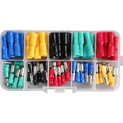 100pcs 50pcs Female 50pcs Male Male And Female Insulated Connection Terminal Wire Fast Connector FRD MPD1.25-156