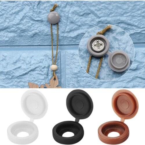 100pcs/Set Plastic Screw Cover Caps For Universal Car Home Furniture Decor Hinged Screw Nuts Cover Bolts Hardware