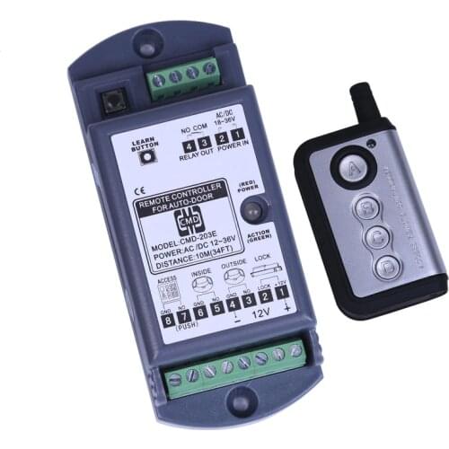 2 remote control switch set for automatic sliding door(12V-36VDC)