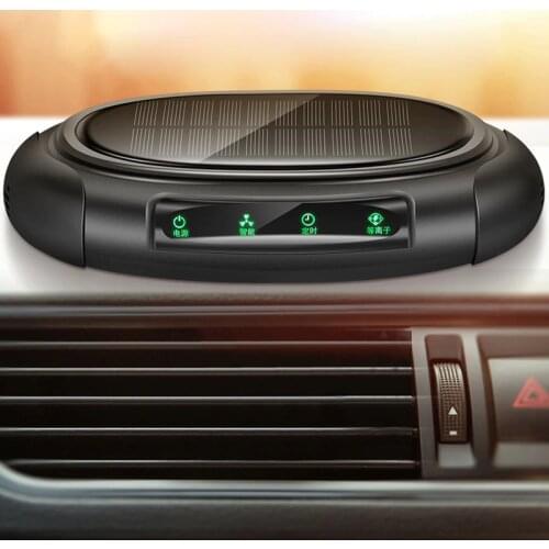 1Pcs Car Negative Ion Air Purifier Car Aromatherapy Solar Mini Car Air Purifier Used To Remove Formaldehyde Inside The Car