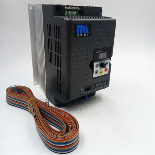 AC Frequency Inverter Lathe VFD 7.5KW 10HP Speed Control 3Ph 380V Output 500Hz Motor Drive VFD for 3 Phase Asynchronous Motor