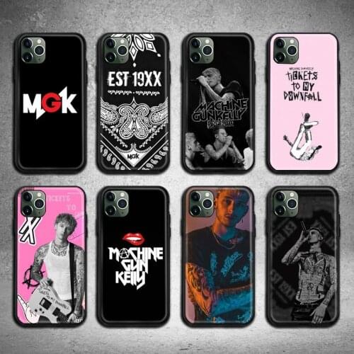 Rapper Machine Gun kelly MGK Phone Case For iphone 12 11 Pro Max Mini XS Max 8 7 6 6S Plus X 5S SE 2020 XR cover