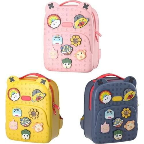 DIY Light Tide Childrens Cartoon Backpack Kindergarten Outdoor Multi-Functional Sports Schoolbag Childrens bags backpack