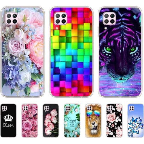 For Huawei P40 Lite 5G Case 6.5'' Silicone Soft TPU Phone Cover for Huawei P40 Lite P40Lite Case 6.4'' Protective P 40 Lite 5G