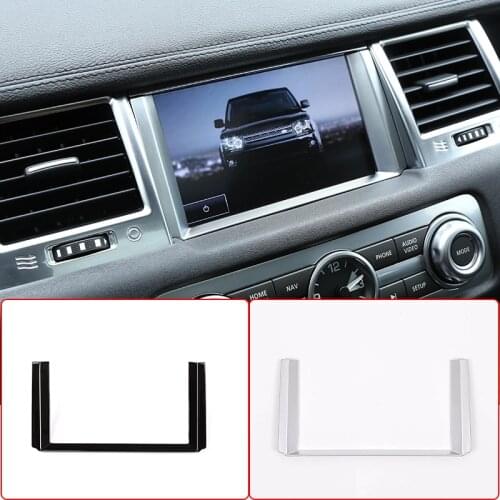 For Land rover Range Rover Sport RR Sport 2010-2013 ABS Chrome Car-Styling Navigation Frame Cover Trim Accessories