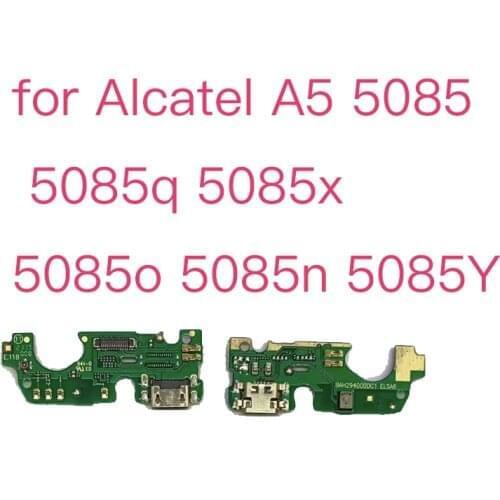 Flex charger for Alcatel A5 5085 5085q 5085x 5085o 5085n USB Charging Port Connector Charge Dock MIC Microphone Board Flex Cable