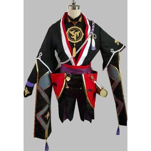 [Customized] Anime Genshin Impact Scaramouche Cosplay Costume Game Suit Uniform Halloween Outfit For Adult 2021 New