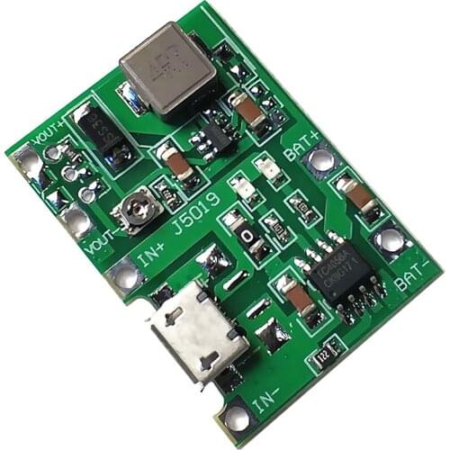 TC4056A 3.7V 4.2V 9V 5V 2A 18650 lithium battery charging boost discharge integrated adjustable module multimeter modification