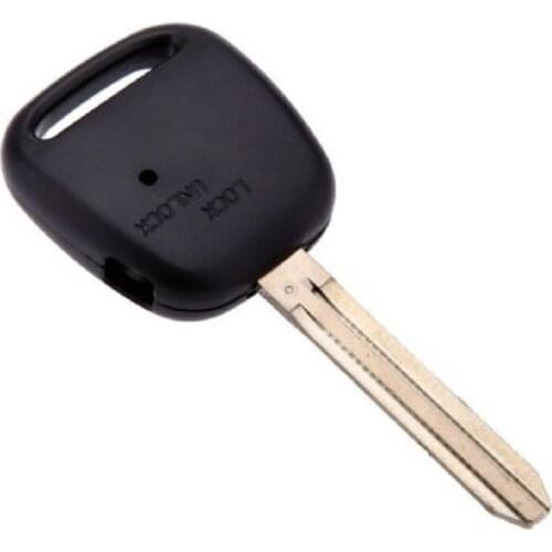 KEYECU New Uncut TOY43 Remote Key Shell Case Fob Side 1 Button for TOYOTA Carina Estima Harrier Previa Corolla Celica With Logo