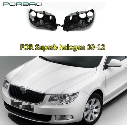 Headlight housing base For Superb Halogen 2009 2010 2011 2012 Car rear base Replacement Headlight back base