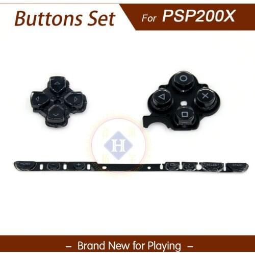 HOTHINK New Black / White / Dark Blue Replacement Left Right keypad Button set For PSP2000 / PSP 200X 2001 2004 console