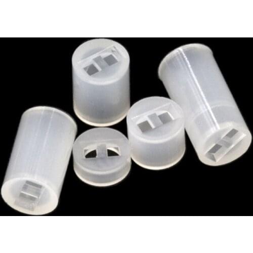 Nylon led spacing column plastic LED isolation column cushion column LED lamp column diode lamp holder 5mm，100 in a bag