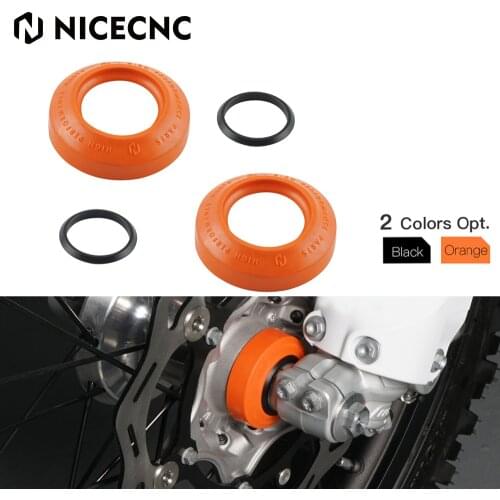 NICECNC Front Wheel Spacer Bearing Protector Guard For KTM SX SX-F XC XC-F 125 150 200 250 300 350 400 450 EXC EXC-F EXC-W XC-W