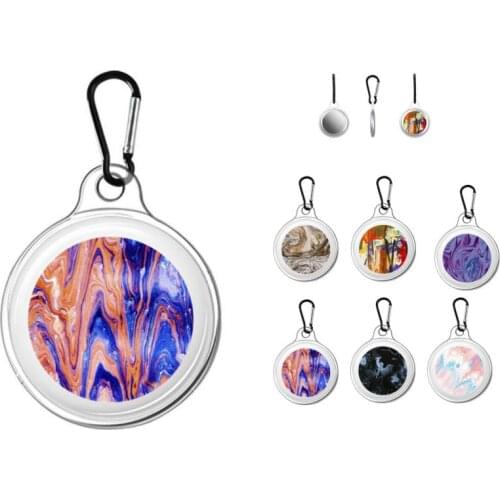 New For Apple Airtags Liquid Silicone Protective Sleeve For Apple Locator Tracker Anti-lost Device Keychain Protective Sleeve