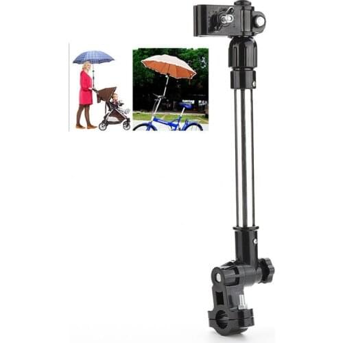 New Useful Baby Pram Bicycle Stroller Chair Umbrella Bar Holder Mount Stand Stroller Accessories