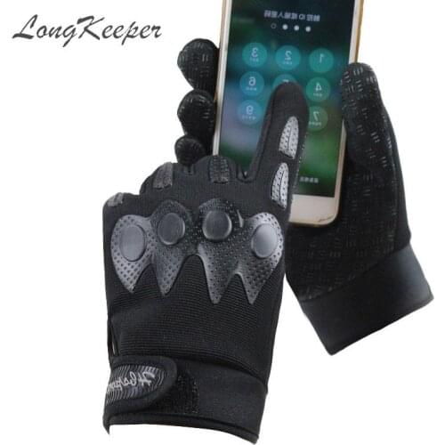 LongKeeper Tactical Gloves Men Full Fingers Black Army Green Guantes Women Outdoors Combat Non-slip Camo Luvas