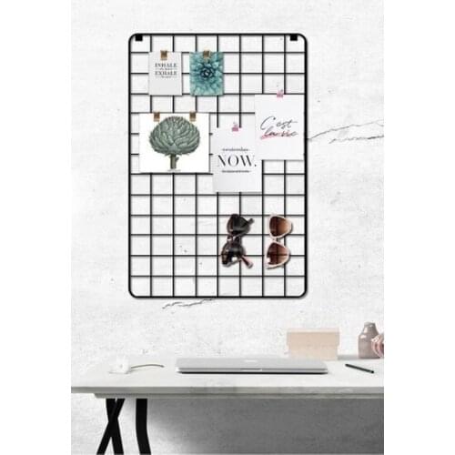 Modern Line Rectangular Wire Photo Frames Metal Board Robe hook 40x60 cm фоторамка коллаж Photo frame