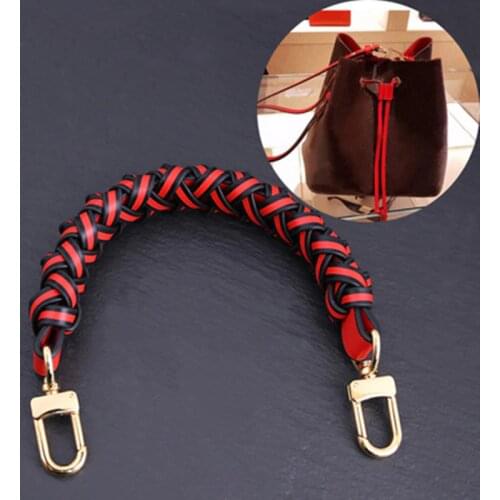 2020 NEW Fashion Microfiber Leather Handbag Handle Strap Replacement For Women Bag Straps weaving belt wholesale