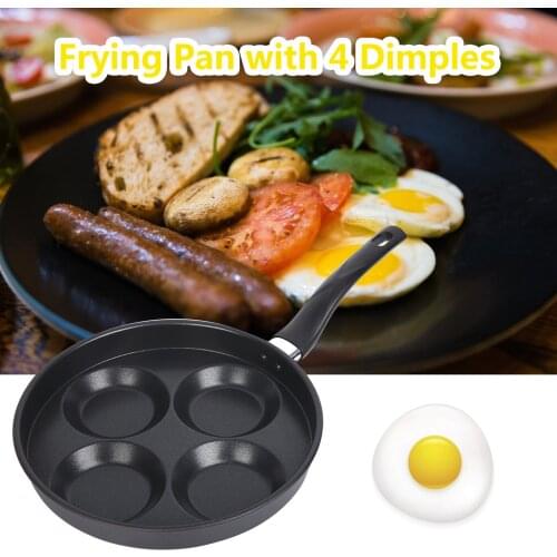 Four-hole Frying Pan Multi-function Wheel Pancake Pan Non Stick Fried Egg Dumpling Steak Ham Egg Frying Mould