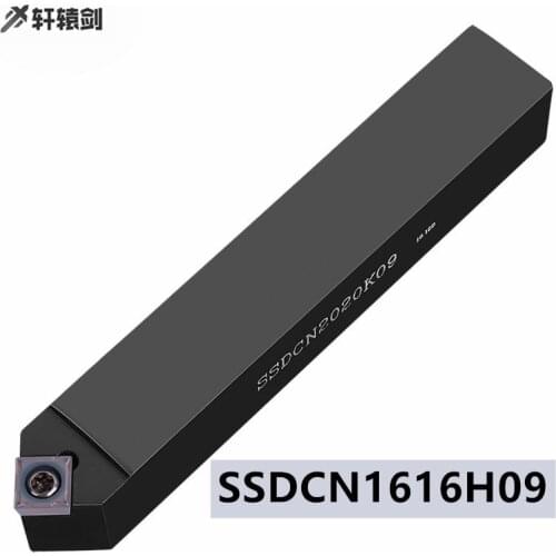 SSDCN 1616H09 Toolbar Lathe CNC Turning Tool Holder Cutting Handle Uses Carbide Blade SCMT