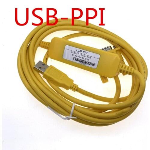 USB-PPI PLC Programming Cable USB to RS485 Adapter For Siemens S7-200 PLC USB PPI Download Cable