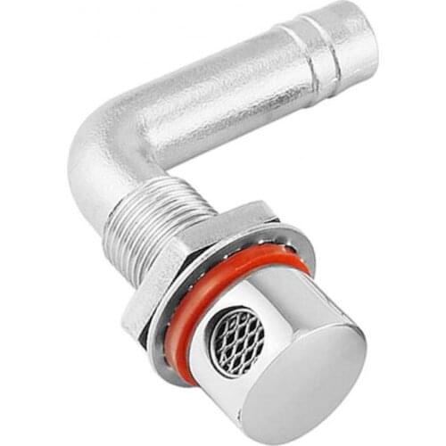 316 STAINLESS STEEL 90°BENT FUEL BREATHER VENT 15mm 0.6" - Boat/Car/Gas Tank