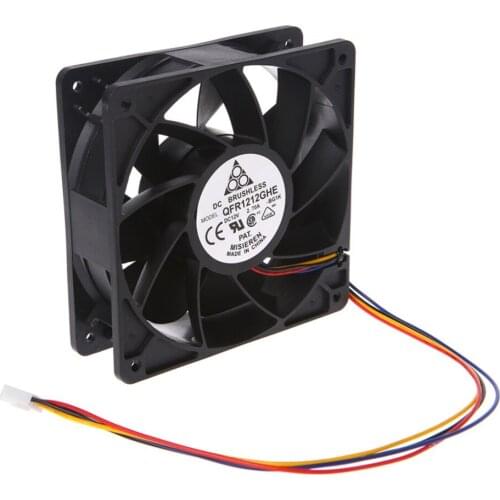 120x120x38mm Brushless DC12V 2.7A 7-Blade Cooling Fan 12038 For Delta QFR1212GHE