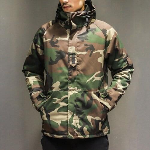 Spring Autumn Mens Jackets and Coats Hoodies Turn-down Collar Casual Camouflage Coat Men Bomber Military Streetwear Windbreaker