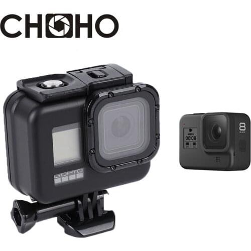 For Gopro 8 Waterproof Housing Case Diving Cover Protective Shell Underwater Black Box For Go Pro Hero 8 Black New Accessories