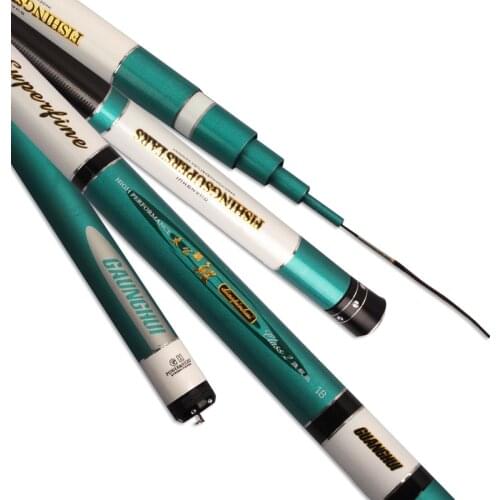 High Carbon Carp Long Rod 5H 3.6/4.5/5.4/6.3/7.2 m Super Hard Taiwan Fishing Rod Telescopic Rod Professional Fishing Tackle