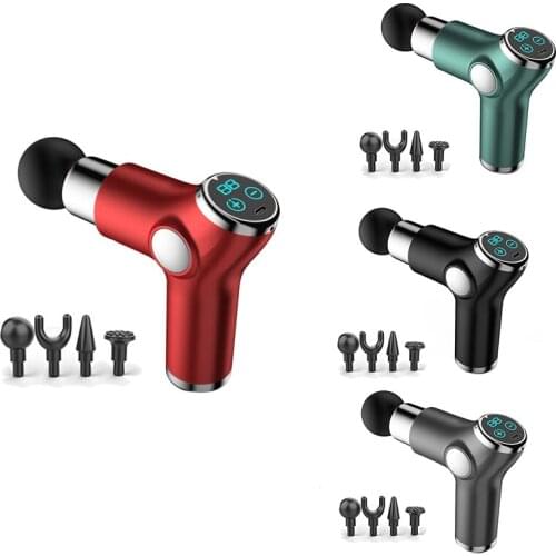 LCD Fascia Mini Portable Massage Stick Fitness Body Massage Relaxation Muscle Massager Pain Relief