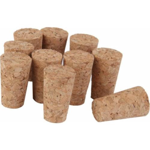 10pcs High Quality Wood Wine Glass Bottle Stopper Kettle Pudding Container Cork Cap Burette Buret Tube Lid 7 Sizes