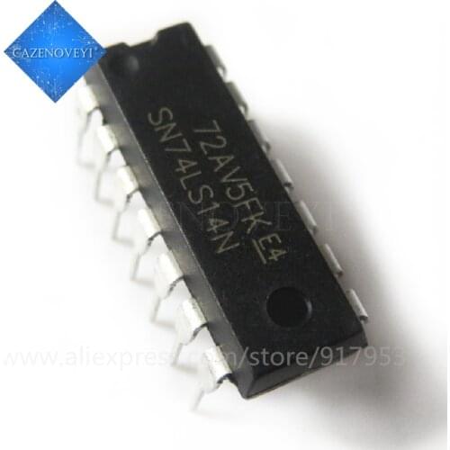 10pcs/lot SN74HC14N 74HC14 SN74HC14 DIP-14 Inverters Hex Schmitt-Trigger new original In Stock