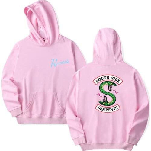 2019 Riverdale sweatshirt South Side Serpents Hoodie Das Sweatshirt der Southside-Frauen langärmliges mit Kapuze Kleid