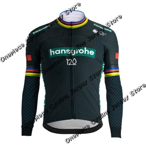 2021 World Champion Boraful Hansgrohe Cycling Jersey Fance Tour TDF Windproof Mens Long Sleeve Light Wind Vest Maillot