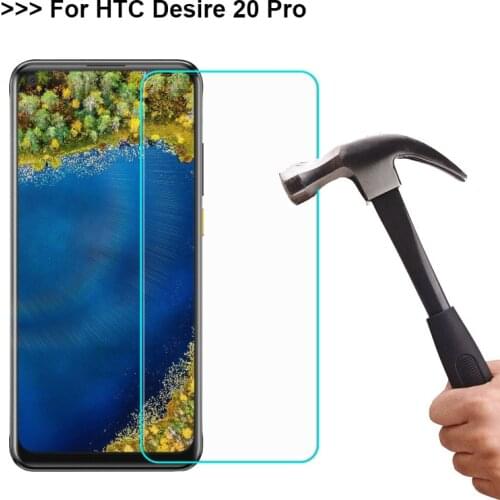 2-1PCS Tempered Glass Cover For HTC Desire 20 Pro 20+ Protective Glass Screen Protector for HTC U20 5G Wildfire E2 R70 Pelicula